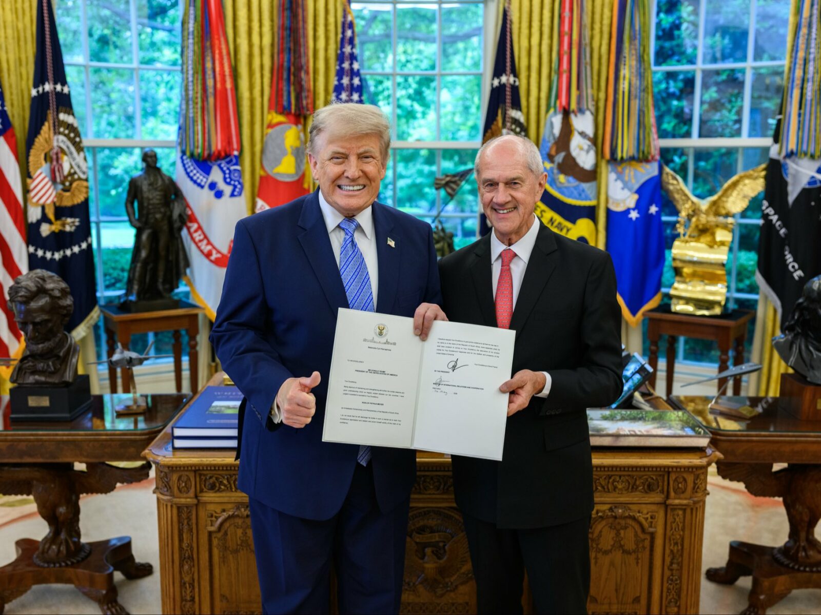 Roelf Meyer to prioritise repairing SA-US ties with Trump