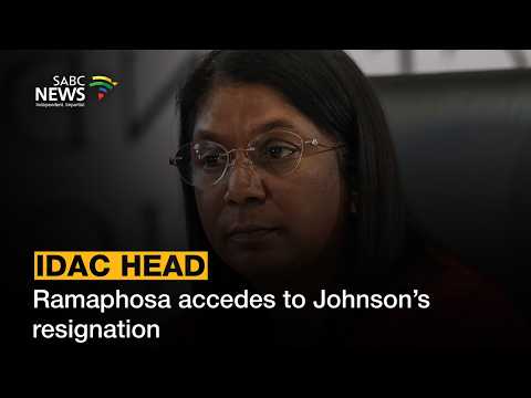 Ramaphosa accepts Johnson’s request to vacate office