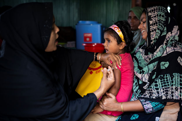Children in Conflict Zones and Remote Areas Bear the Brunt of Global Immunization Gaps